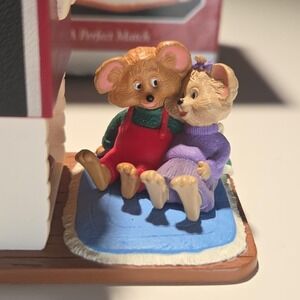 Hallmark Keepsake Ornament 1998 A Perfect Match Matchbox Mouse Christmas Holiday